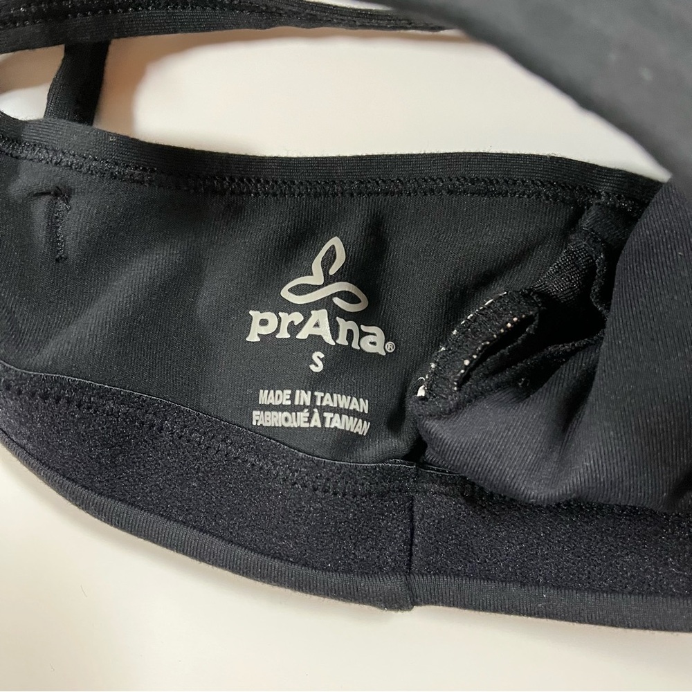 Prana size small Soleil Sports Bra Double-Strap Heather Charcoal - Picture 7 of 7